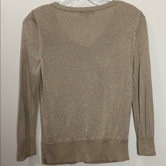 RENUAR gold 3/4 sleeve cardigan - Picture 4 of 6